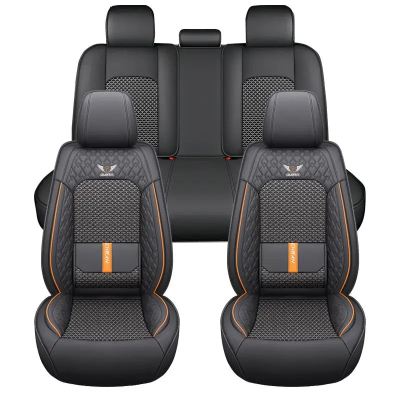 Funda Universal para Asiento de Auto Veron en Piel Genuina + REGALO: Juego Completo de Alfombras