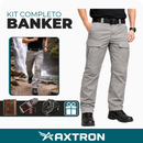[KIT COMPLETO] 2 Pantalón Táctico Banker — Tejido RipStop que no cede + REGALO exclusivo: Reloj, Billetera y Cinturón