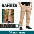 [KIT COMPLETO] 2 Pantalón Táctico Banker — Tejido RipStop que no cede + REGALO exclusivo: Reloj, Billetera y Cinturón