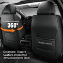Funda de Asiento Universal Brutus en Cuero Legítimo con Airbag + REGALOS: Alfombra de Cuero y Funda para Volante