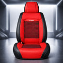 Capa de Carro Universal OverDrive em Couro Legítimo com AirBag +BRINDES: Tapete de Couro e Capa de Volante