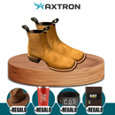 Kit Bota Masculina Pampa de Cuero Legítimo con Plantilla Ortopédica + 4 REGALOS: Vaso, Billetera, Cinturón y Sombrero