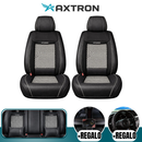 Capa de Carro Universal OverDrive em Couro Legítimo com AirBag +BRINDES: Tapete de Couro e Capa de Volante