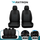 Capa de Auto Universal Velour en Cuero Legítimo con AirBag +REGALOS: Alfombra de Cuero y Funda para Volante