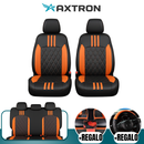 Capa de Auto Universal Velour en Cuero Legítimo con AirBag +REGALOS: Alfombra de Cuero y Funda para Volante