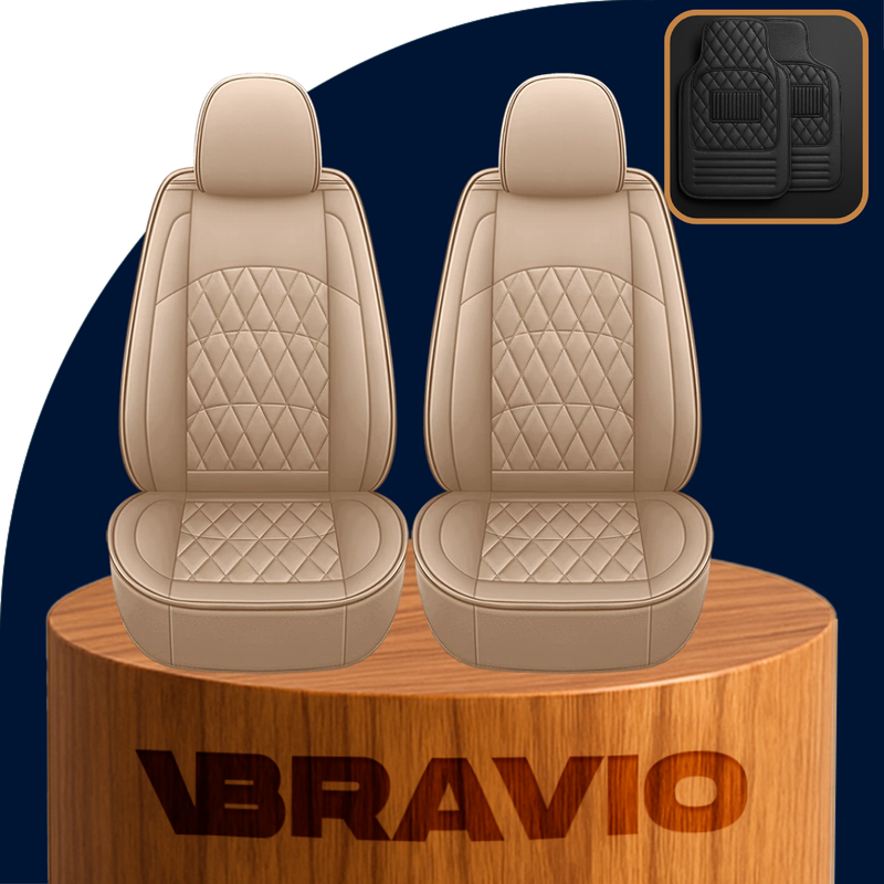 Capa Completa Automotriz Universal Supreme en Cuero Legítimo y AirBag + REGALOS: Alfombra