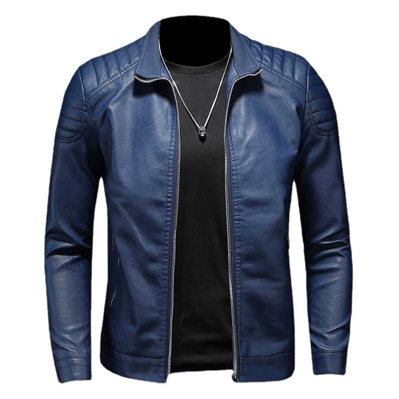 Campera de Cuero Slim para Hombres