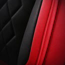 Funda para Auto Honor Universal en Cuero Legítimo con Airbag Integrado + REGALO: Alfombra y Funda para Volante