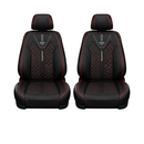 Funda para Auto Revox Universal en Cuero Legítimo con Airbag Integrado + REGALO: Alfombra y Funda para Volante